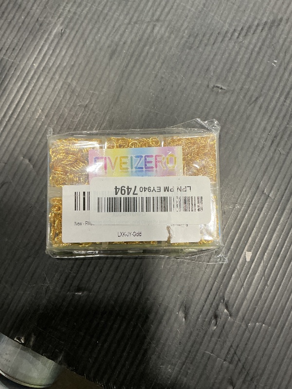 Photo 1 of 900PCS FIVEIZERO Lobster Claw Clasps and Jump Rings Set - Gold Jewelry Clasps for Necklace, Bracelet, Keychains, and DIY Jewelry Making Supplies