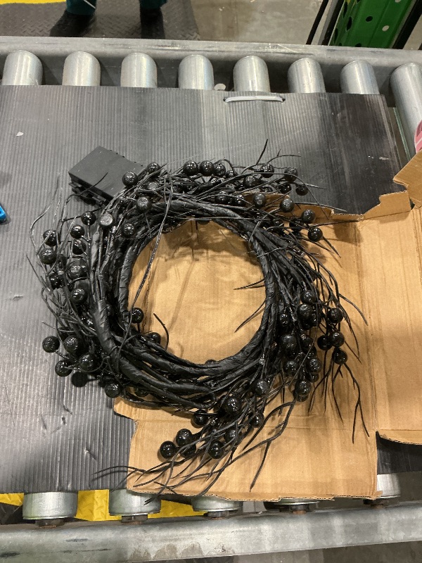 Photo 1 of 3 Color Changing Lights -6 Ft 54LED Halloween Willow Vine Twig Decor Branches Garland Decorations Orange,Purple and Orange & Purple Lights -Battery Operated for Indoor Wall Fireplace Halloween Decor