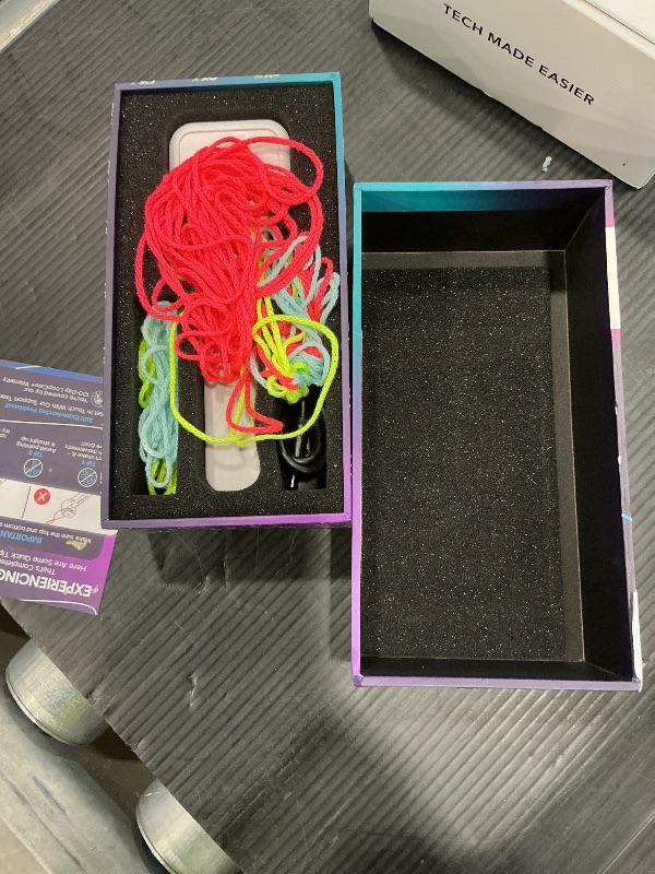 Photo 1 of **USED & MISSING PARTS**
Loop Lasso NANO Glow in the Dark Rave Toys with Built-in UV Blacklight - Interactive Rope Launcher STEM Toy - Viral Flow and String Shooter Toy for Kids and Adults