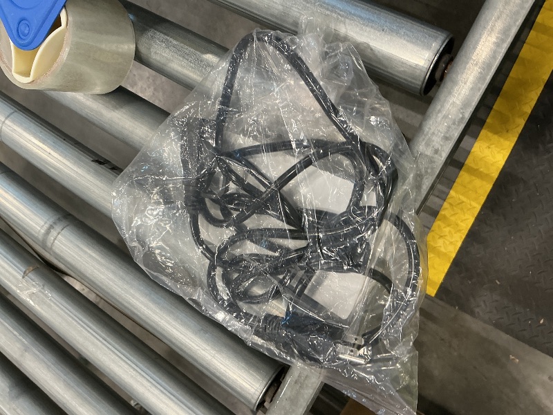 Photo 1 of 16/3 Black Indoor Outdoor Extension Cord 10 Ft Waterproof, Heavy Duty Extension Cord with 3 Prong Grounded Plug,13A 1625W 16AWG SJTW, Flexible Weatherproof Power Cable for Offices, Gardens and Lawns