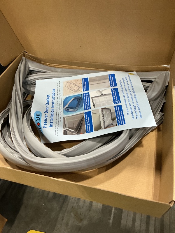 Photo 1 of 2 Pack Upgrade 241778307 Refrigerator door seal is suitable for Frigidaire refrigerator door seal replacement, suitable for Electrolux refrigerator accessories ?grey?with a 2-year warranty.