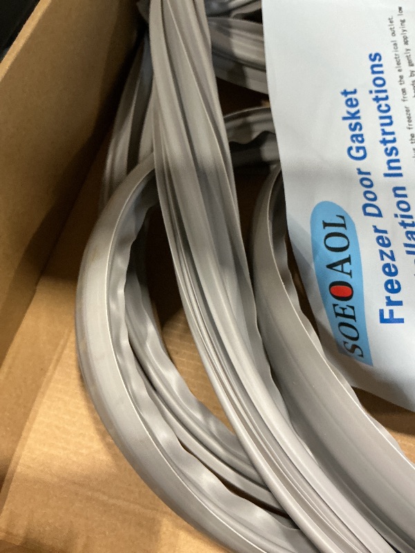 Photo 1 of 2 Pack Upgrade 241778307 Refrigerator door seal is suitable for Frigidaire refrigerator door seal replacement, suitable for Electrolux refrigerator accessories ?grey?with a 2-year warranty.