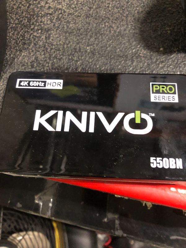 Photo 1 of ** missing remote** Kinivo HDMI Switch 4K HDR 550BN (5 in 1 Out, 4K 60Hz HDR, HDMI 2.0, High Speed 18Gbps, IR Remote, HDCP) - Compatible with Roku, PS5, Xbox, Apple TV, Nintendo Switch, Cable Box