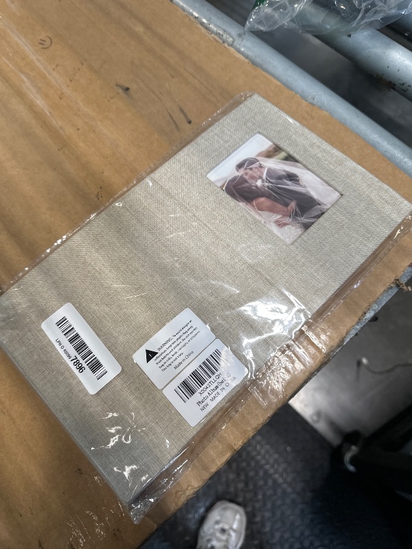 Photo 1 of ****LITTLE STAINS ON ONE***vivinin 2 Pack Photo Album 4x6, Linen Cover Photo Book, Small Photo Album Book for 36 Pockets Hold 72 Pictures, Picture Book for Photos Family Anniversaries Baby Vacations (Beige)