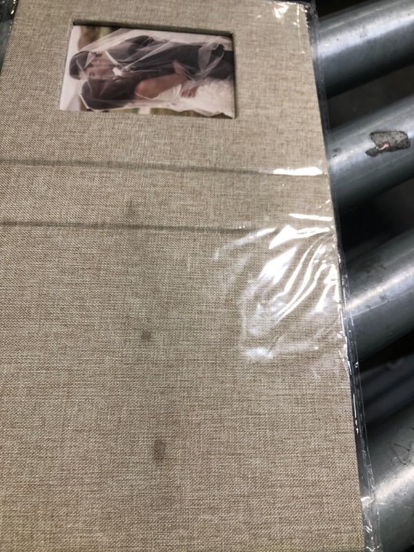 Photo 1 of ****LITTLE STAINS ON ONE***vivinin 2 Pack Photo Album 4x6, Linen Cover Photo Book, Small Photo Album Book for 36 Pockets Hold 72 Pictures, Picture Book for Photos Family Anniversaries Baby Vacations (Beige)