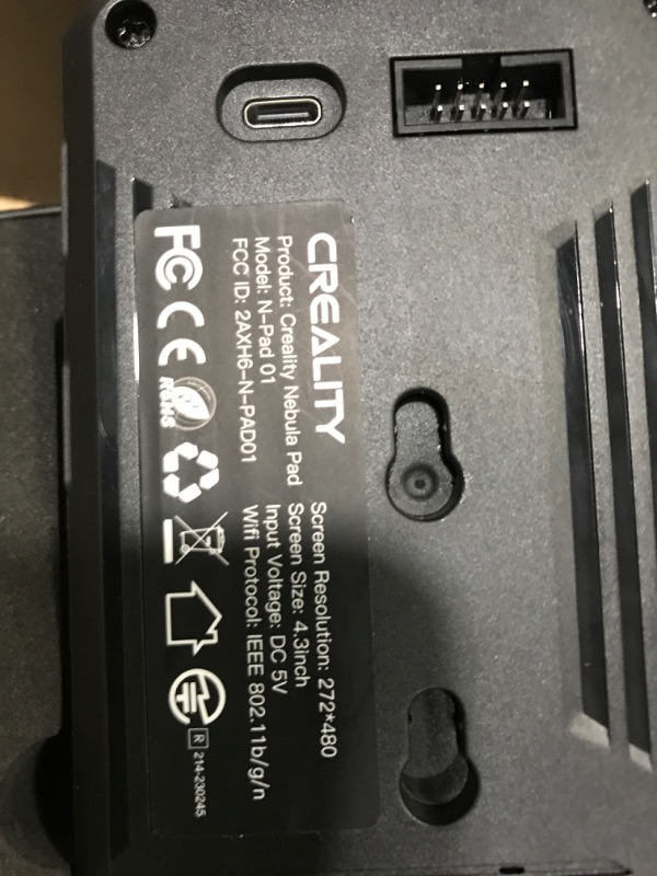 Photo 1 of *************MISSING SOME HARDWARE************
Creality Nebula Smart Kit, High-Speed Printing Nebula Pad with Nebula 3D Printer Camera 4.3 inch Touch Screen Remote Monitoring Time-Lapse Photography for Ender 3 V3 SE/Ender 3/Ender 3 Max Neo/V2/S1