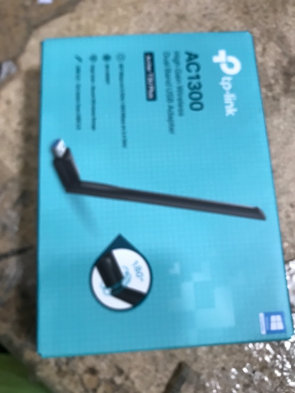 Photo 1 of ******************Missing instructions and installation disc.******************
TP-Link USB WiFi Adapter for Desktop PC, AC1300 USB 3.0 Wireless Dual Band Network Adapter with High Gain Antenna(Archer T3U Plus)