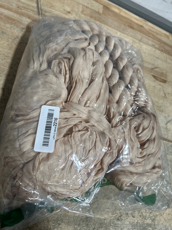 Photo 1 of 15 Pack Beige Cheesecloth Table Runner 17 x 108 inch Cheese Cloth Table Runners 9ft Beige Table Runner Rustic Romantic Sheer Gauze Runner for Wedding Party Baby Shower Table Decoration