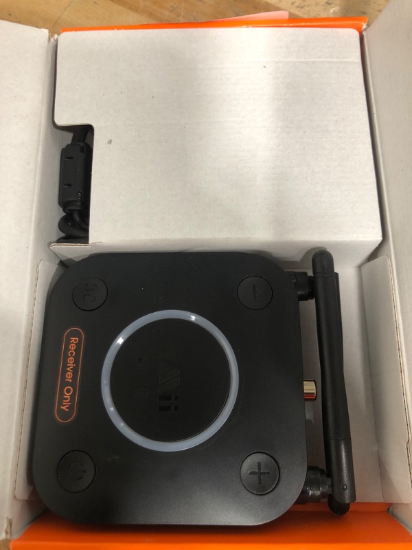 Photo 1 of [Upgraded] 1Mii B06Pro Long Range Bluetooth Receiver, HiFi Wireless Audio Adapter, Bluetooth 5.1 Receiver with 3D Surround aptX HD Low Latency Optical RCA AUX 3.5mm Coaxial for Home Stereo System