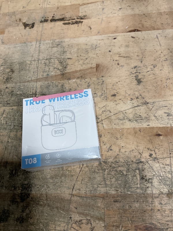 Photo 1 of **FACTORY SEALED** KTGEE Wireless Earbuds Bluetooth 5.3 Headphones, 40Hrs Playback Stereo Ear Buds with LED Display Charging Case IPX7 Waterproof in-Ear Earphones with Mic for Phone Tablet Laptop Sports, White