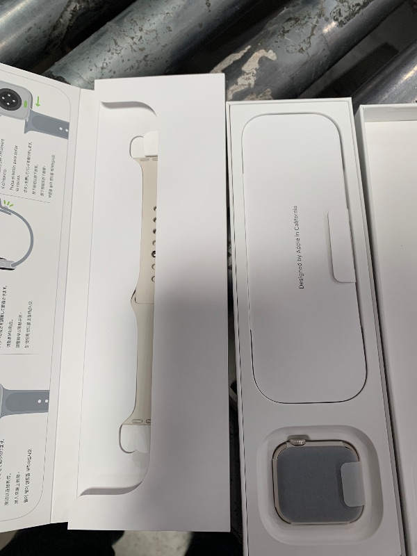 Photo 1 of  Apple Watch SE (2nd Gen) [GPS 40mm] Smartwatch with Starlight Aluminum Case with Starlight Sport Band S/M. Fitness and Sleep Trackers, Crash Detection, Heart Rate Monitor, Retina Display