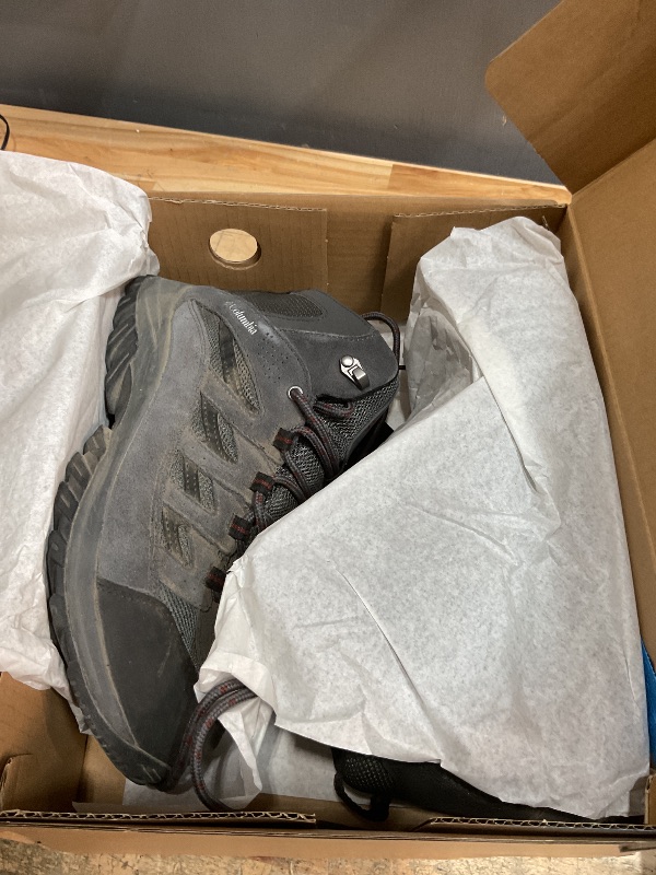 Photo 1 of (MAJOR USAGE) Columbia Men's Crestwood Mid Waterproof, 2024 Dark Grey/Deep Rust, 10