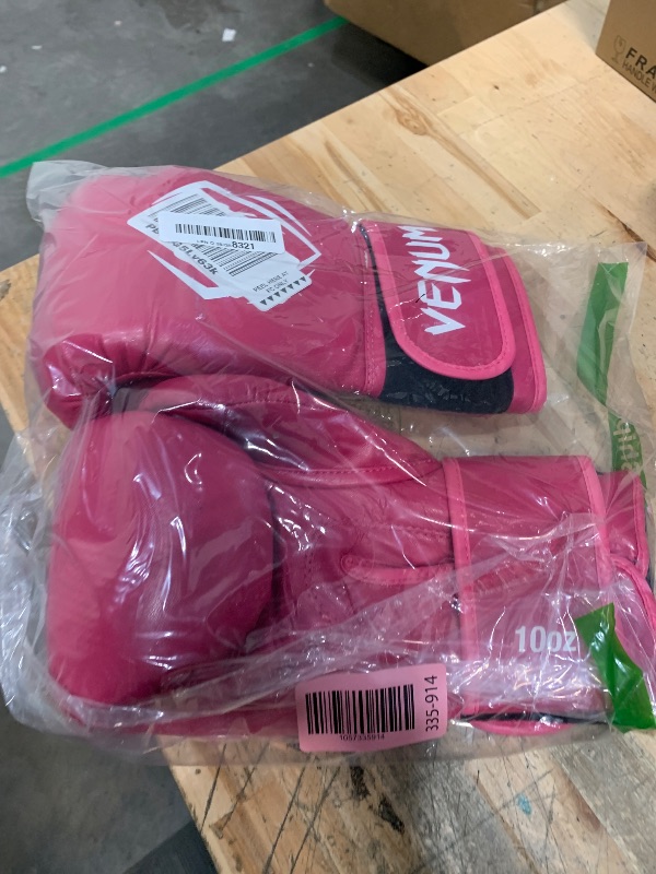 Photo 1 of (USED/FAIR) (BAGGED) Venum Contender Boxing Gloves - Pink