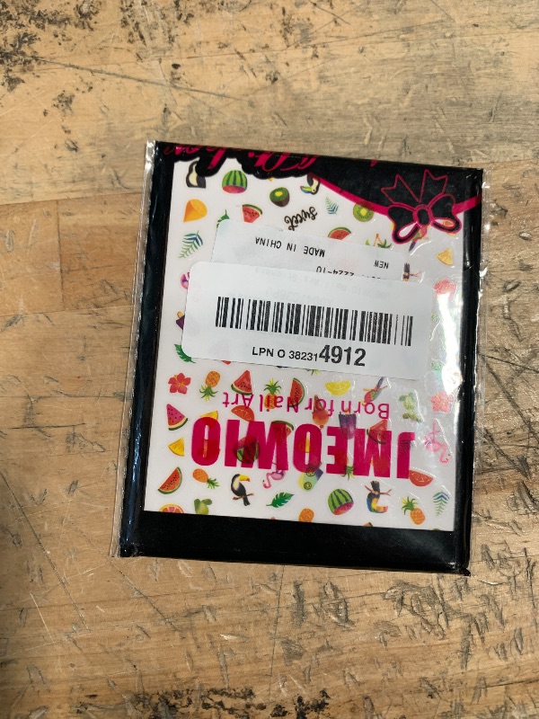 Photo 1 of 10 Sheets Summer Fruit Strawberry Nail Art Stickers Decals for Kids Self Adhesive Lemon Watermelon Design Manicure Tips Nail Decoration for Women Girls Gift