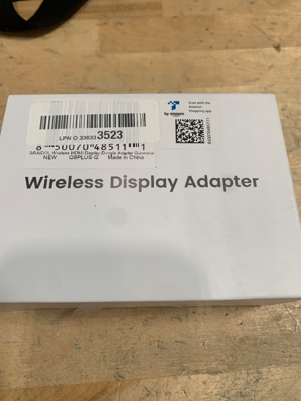 Photo 1 of Wireless HDMI Display Dongle Adapter, Portable Transmitter, Streaming Media Video/Audio/File HDMI Wireless Extender from Smartphone,Laptop to HDTV/Monitor/Projector, Support Airplay DLNA Miracast