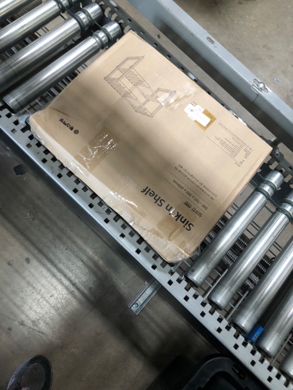 Photo 1 of (used)(unknown if complete) COELO Under Sink Organizer 2-Tier Expandable Shelf Kitchen Bathroom Cabinet Multi-purose Storage Standing Rack, White