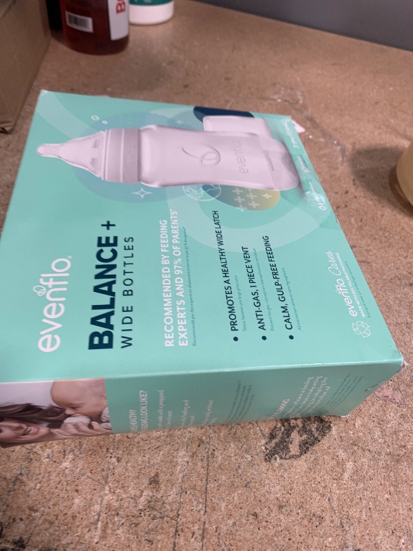 Photo 1 of Evenflo Balance Plus 3-Pack Wide Neck Bottles - White, one Size