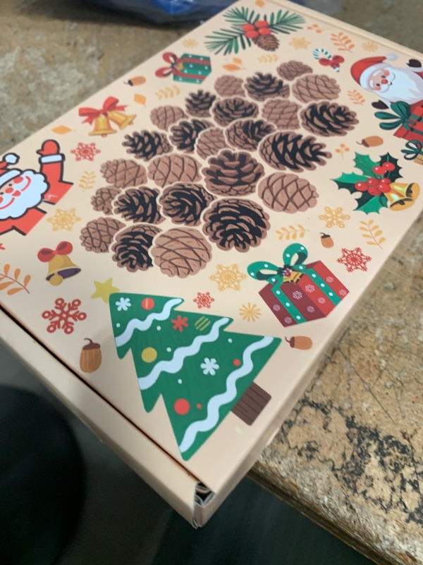 Photo 1 of 200PCS Christmas Natural Pine Cones Mini Fall Decorations Pinecones Ornaments Bulk Small Pine Cones for DIY Crafts Thanksgiving Fall Winter Christmas Wedding Decor Vase Filler Decor