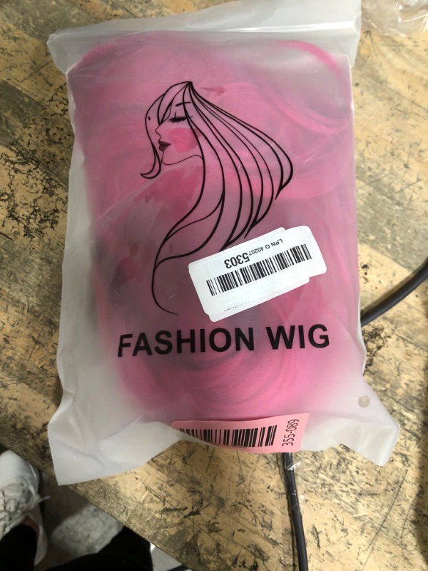Photo 1 of Akstore 28 inch Fashion Wigs Long Wavy Curly Hair Cosplay Wig (Rose)