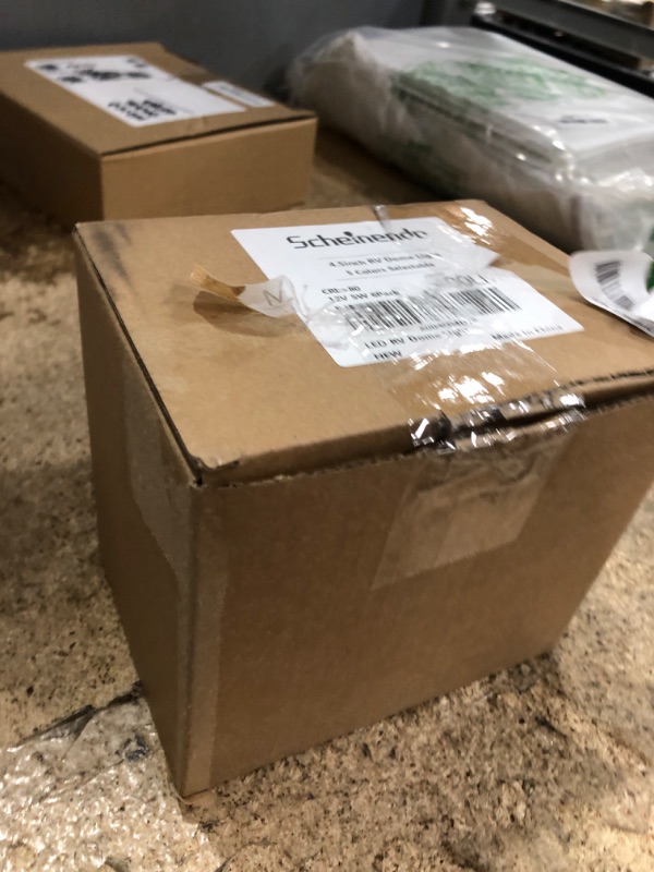 Photo 1 of 5CCT LED RV Dome Ceiling Lights, On/Off Switch, DC 12V Surface Mount Interior Puck Light for Slim Motorhome, Trailer, Boat, Camper Lighting, 5W, 2700K/3000K/3500K/4000K/5000K, 4.5 Inch, 6 Pack