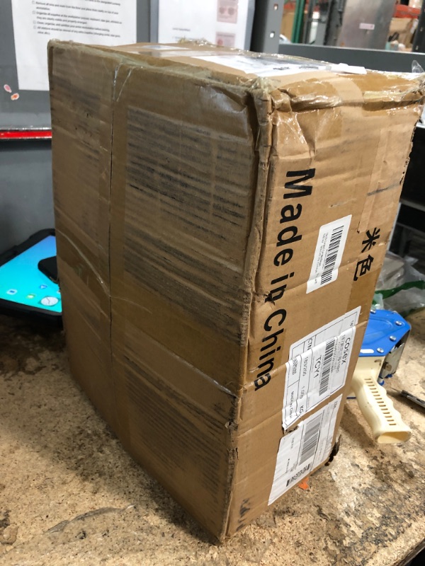 Photo 1 of 10x20FT Carport Canopy Replacement Cover Heavy Duty Waterproof & UV Protected, All Weather Car Shade Canopy with Ball Bungees (Beige, 10'x20', Frame is not Included)