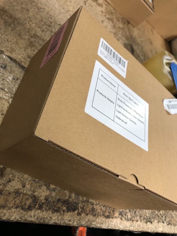 Photo 1 of **PARTIAL SET 3 OF 4 ACCOUNTED FOR** Solar Spot Light Outdoor, 49 LED Lights for Outside, 2 Modes Solar Powered Spotlights, Waterproof Pathway Light for Garden Yard Walkway Driveway Landscape Decorations (4 Pack-Cool White)