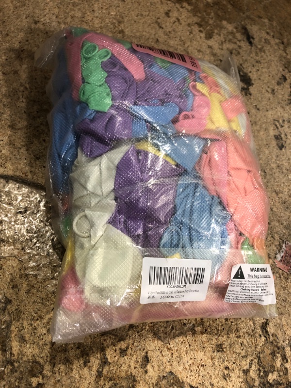 Photo 1 of 412pcs Pastel Balloon Garland Arch Kit 18 12 10 5 Inch Different Sizes Macaron Assorted Colors Balloon Latex Colorful Balloons for Baby Shower Girls Birthday Wedding Easter Rainbow Party Decoration