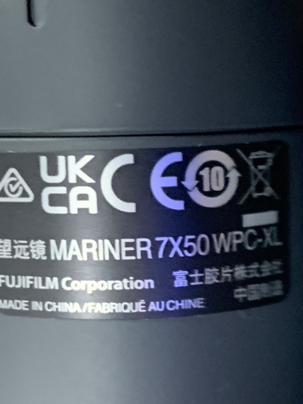 Photo 1 of (right side damage)Fujifilm Fujinon Mariner 7x50 WPC-XL Porro Prism Binocular