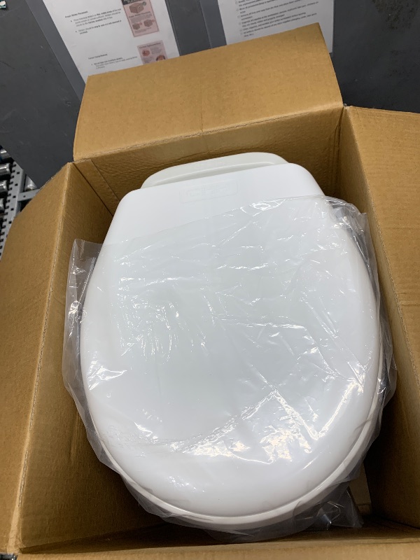 Photo 1 of MuRealy RV Toilet - Upgraded Gravity-Flush Pedal Flush(2025 New), 4.5 Gallons RV Camper Toilet High Profile with Damping Slow Down Toilet Seat and Cover for RVs, Trailers