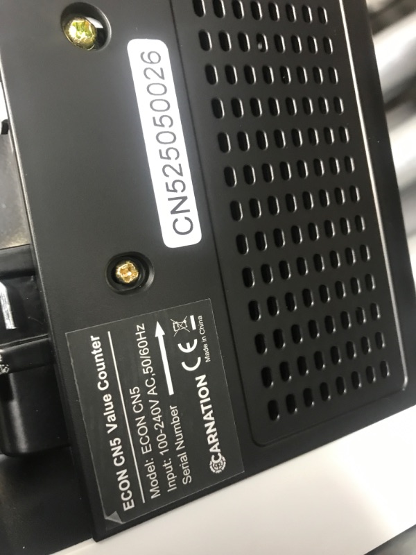 Photo 1 of CN5 Money Counter Machine Mixed Denomination Value Counting UV/MG/IR/DD Counterfeit Detection, USD, EUR, MXN, GBP and CAD Business Money Counter