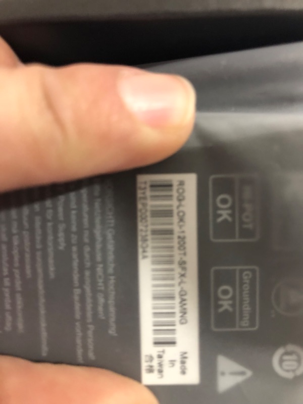 Photo 1 of ASUS ROG Loki SFX-L 1200W Titanium PSU (Fully Modular Power Supply, 80+ Titanium, 120mm PWM ARGB Fan, Aura Sync, ATX 3.0 Compatible, PCIe 5.0 Ready, 10 Year Warranty)