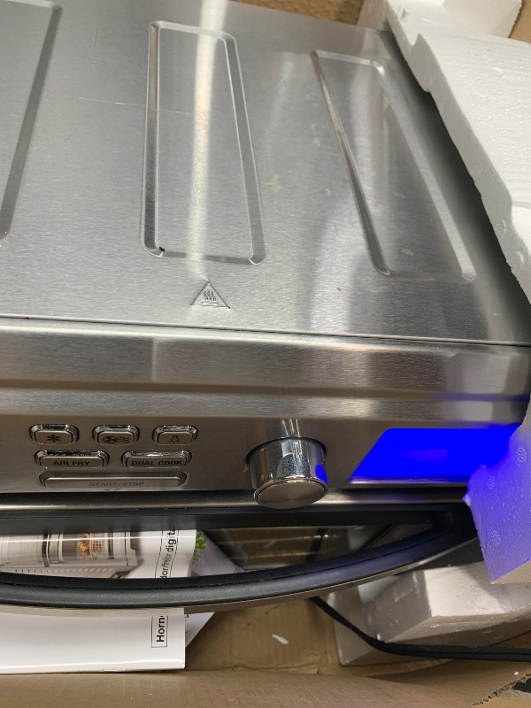 Photo 1 of (MAJOR USAGE/FUNCTIONS) Cuisinart Air Fryer Toaster Oven, Digital Display, 1800 Watt Air Fryer Toaster Oven Combo with Adjustable Temperature and Controls, Stainless Steel Small Kitchen Appliance, TOA-65,Silver