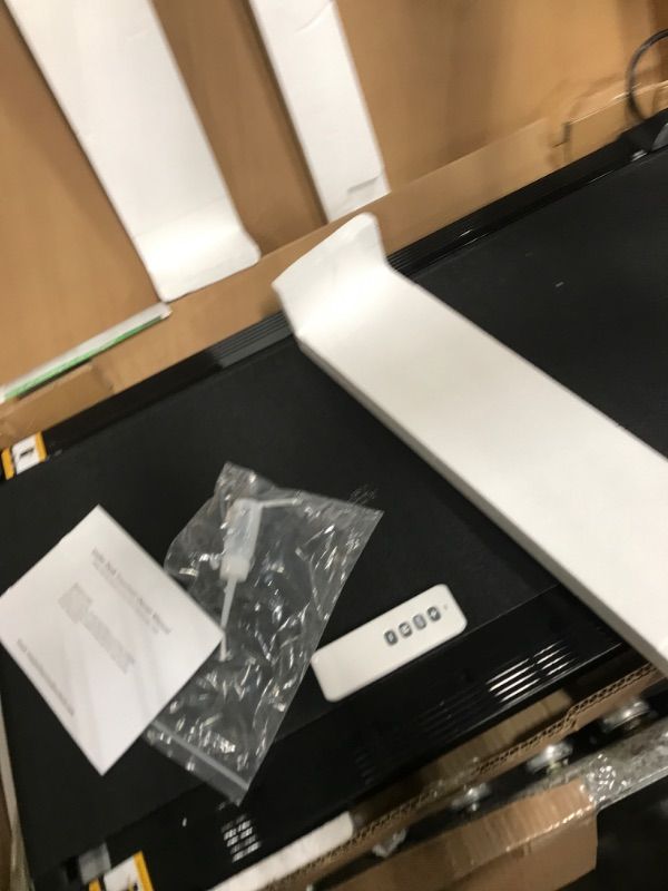 Photo 1 of (untested) Walking Pad Treadmill with Incline,Under Desk Treadmill with Incline 2 in 1 for Walking and Jogging,2.5HP Compact Incline Walking Pad for Home Office with Remote Control