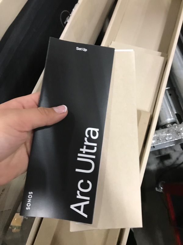 Photo 1 of ***(MINOR DAMAGE/ SEE NOTES)***Sonos Arc Ultra Soundbar with Dolby Atmos and Voice Control - 9.1.4 Surround Sound for TV and Music - Black