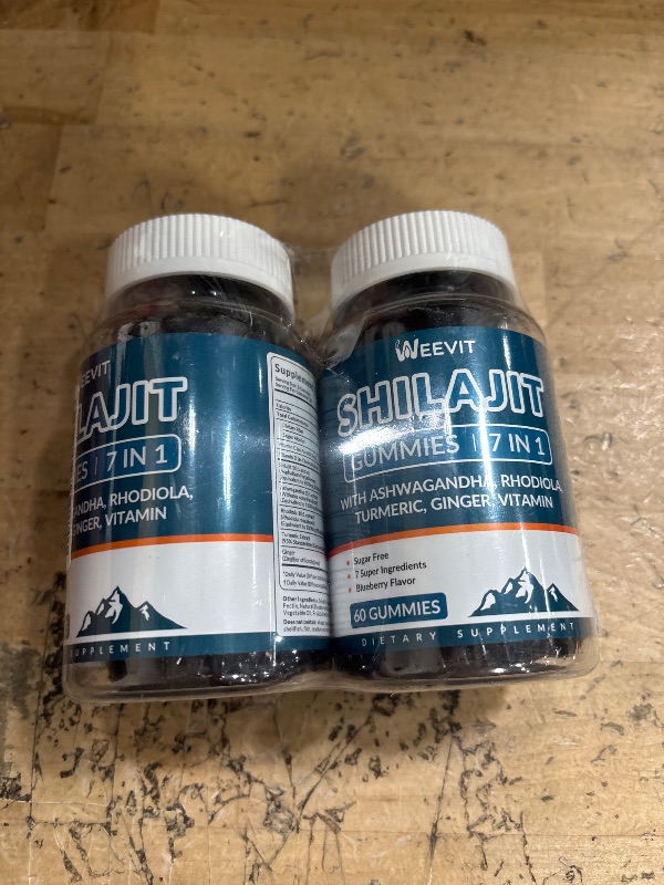 Photo 1 of ** EXP 07/25/26 **Sugar Free Shilajit Gummies with 85+ Trace Minerals & Fulvic Acid, Shilajit for Men & Women, Himalayan Shilajit Supplement