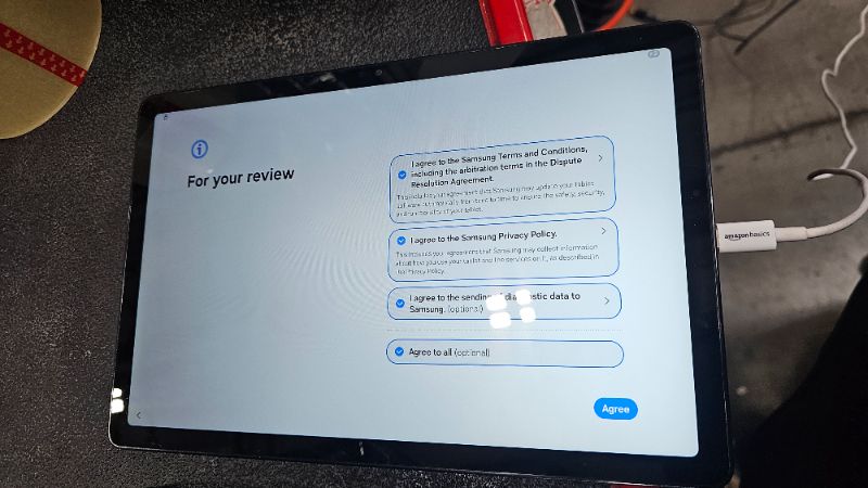 Photo 1 of ***PARTS ONLY**Samsung Galaxy Tab A9+ Tablet 11” 64GB Android Tablet, Big Screen, Quad Speakers, Upgraded Chipset, Multi Window Display, Slim, Light, Durable Design, US Version, 2024, Graphite