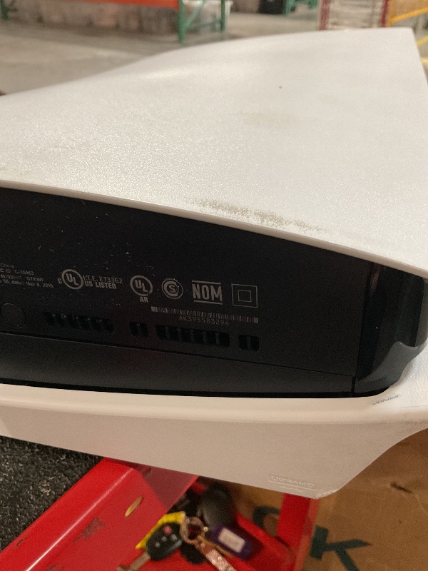 Photo 1 of **SEVERELY DAMAGED, CONSOLE ONLY**
*PARTS ONLY*
PS5 Console- Horizon Forbidden West Bundle