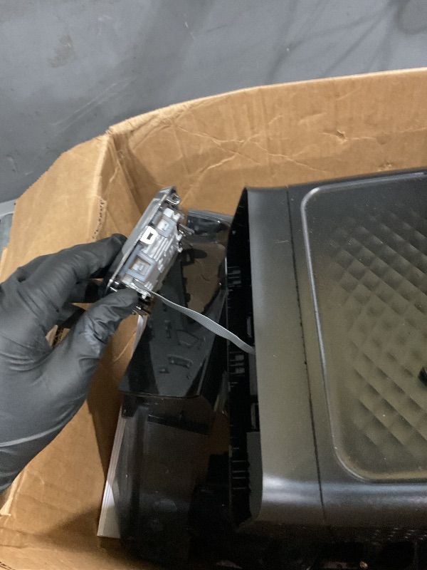 Photo 1 of ** BROKEN NONFUNCTIONAL**Philips Series 3300 Fully Automatic Espresso Coffee Machine - 6 Hot & Iced Drinks, LatteGo Milk System, 40% Quieter SilentBrew, Ceramic Grinder, Aquaclean Filter, Glossy Black (EP3341/50)