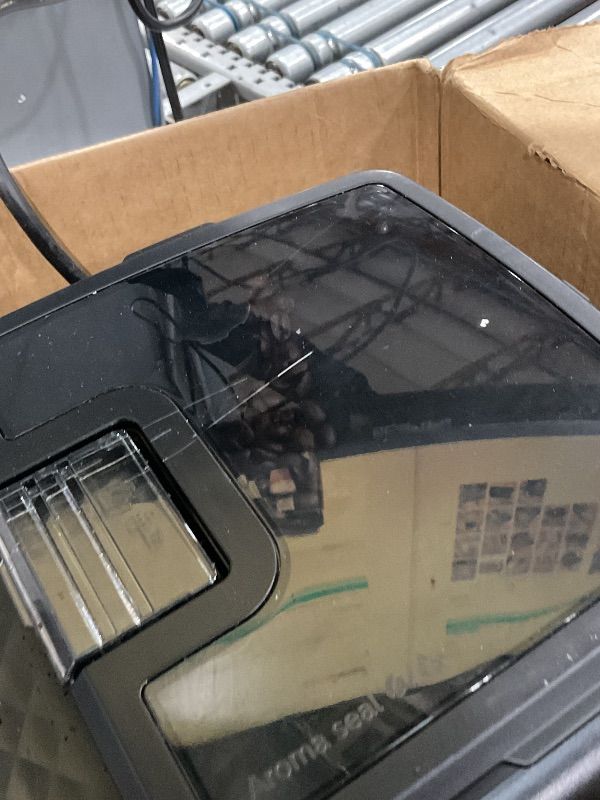 Photo 1 of ** BROKEN NONFUNCTIONAL**Philips Series 3300 Fully Automatic Espresso Coffee Machine - 6 Hot & Iced Drinks, LatteGo Milk System, 40% Quieter SilentBrew, Ceramic Grinder, Aquaclean Filter, Glossy Black (EP3341/50)