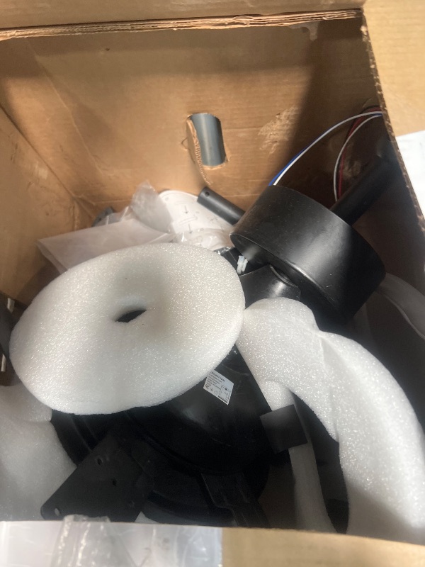 Photo 1 of ***SEE NOTES***
Fanbulous 62 Inch Large Ceiling Fans with Lights and Remote, Black Modern Ceiling Fan with 3CCT LED Light, Quiet DC Motor,Indoor/Outdoor Ceiling Fan with 7 Dual Finish Blades for Living Room, Patio
