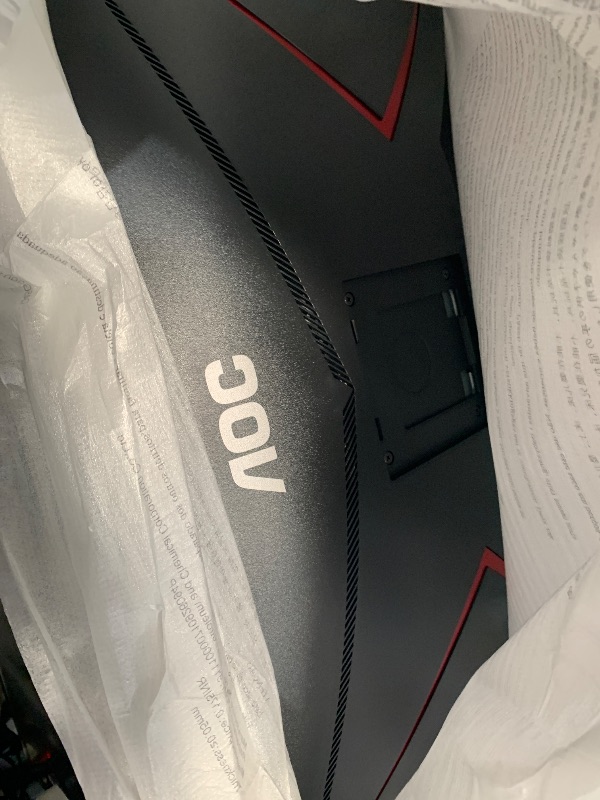 View 3 of AOC C27G2 27" Curved Frameless Ultra-Fast Gaming Monitor, FHD 1080p, 1ms 165Hz, FreeSync, 2X HDMI 2.0, 1x Display Port, Height Adjustable, Xbox PS5 Switch Ready, 3-Year Zero-Bright-Dot