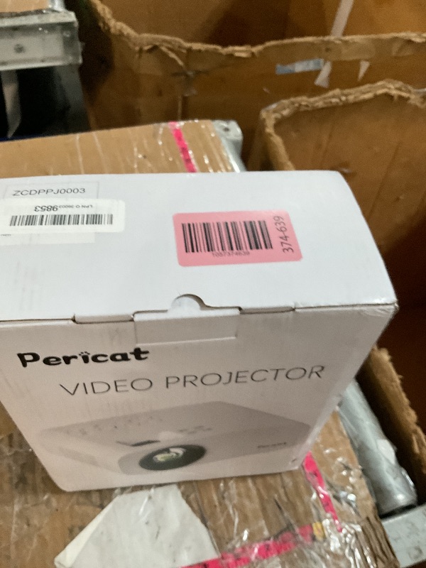 Photo 1 of (PARTS) (NOT FUNCTIONAL) -> (damaged lense) Pericat 5G WiFi Projector Bluetooth,10000L Native 1080P Outdoor Portable Video Projector 4K Supported,Home Theater Movie Projector 300'' 