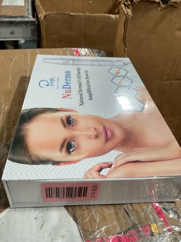 Photo 1 of ***(MISSING ACCESSORIES)***Pure Daily Care NuDerma Handheld Skin Therapy Wand Machine w/Neon – Anti-Aging - Skin Tightening - Wrinkle Reducing - Dark Circles – Clarifying - Hair & Scalp Stimulator