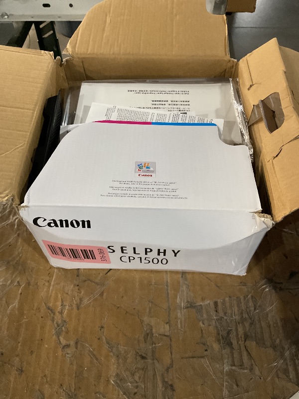 Photo 1 of Canon Selphy CP1500 Wireless Compact Photo Printer (Black)