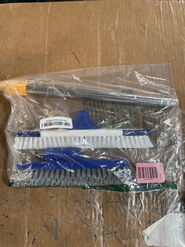 Photo 1 of *********PARTS ONLY********
ITTAR Grout & Scrub Brush Combo, Floor Scrubber with Long Handle, Multi-Purpose Stiff Bristles Cleaning Brush Set for Tile, Grout, Deck, Kitchen, Shower Floor (2 Pcs)