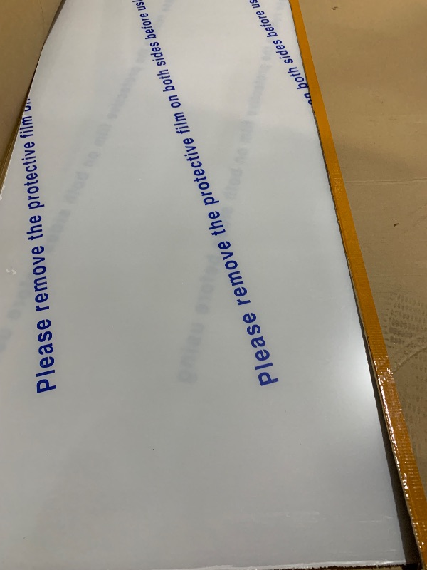 Photo 1 of [Large Size] Crystal Clear 1/5" Thick 59" x 47" Heavy Duty Hard Chair Mat, Can be Used on Carpet or Hard Floor