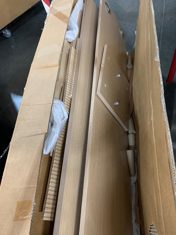 Photo 1 of (used)(damaged)(sold for parts) FONTOI TV Stand, Entertainment Center for Up to 60” TVs, Media Console with Wooden Legs & Gold Handles, Modern TV Cabinet w