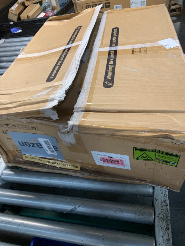 Photo 1 of **box 1 of 2 ONLY** Marsail 89" Sofa, 3 Seater Couch for Living Room, Modern Sofa with Deep Seats Supportive Cushion and Wide Armrests, Easy to Clean with Removable Covers, Linen Fabric, Beige