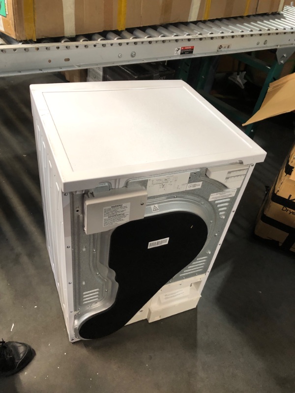 Photo 1 of ***MAJOR DAMAGE - PLASTIC PANEL BROKEN OFF - MISSING ACCESSORIES - UNABLE TO TEST - SEE PICTURES***
Kenmore 4.0 cu. ft. Ventless Compact Front Load Electric Dryer-with Guard to Reduce Wrinkles & Static-Sanitize and Smart Sensor Drying-LED-Energy Star Cert