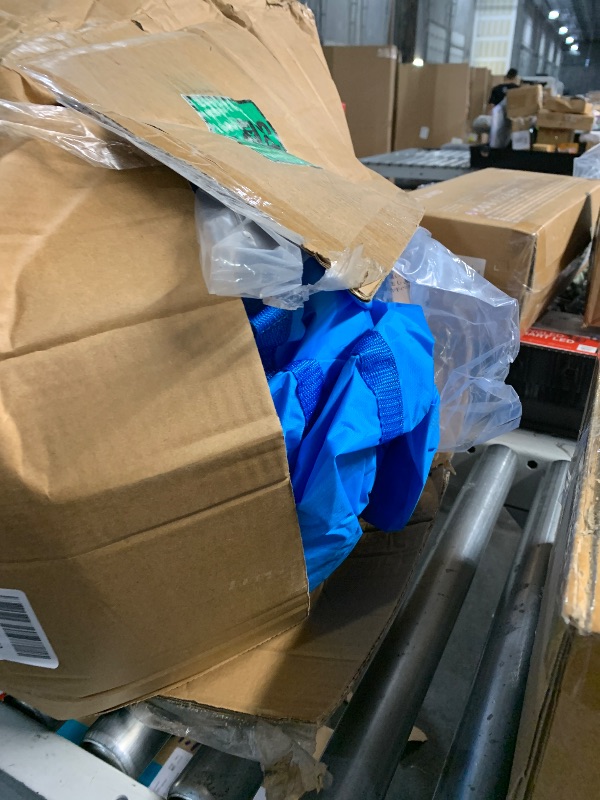 Photo 1 of JOISTOON Inflatable Water Slides Park, Large Water Castle for Kids Fun Outdoor Jumping Inflatable Bouncers with Extra Large Pool and 2 Slides, 3 Types of Ball Games, Easy to Set Up with Air Blower